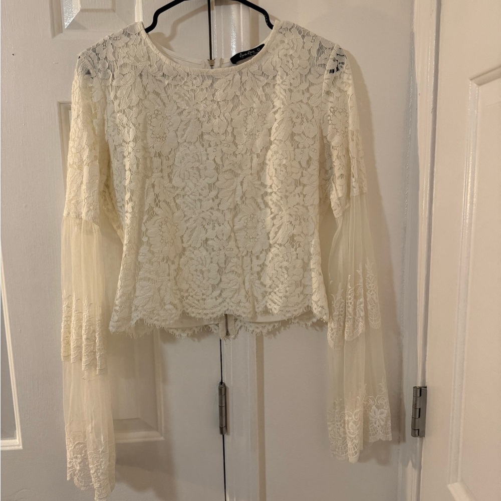 White Lace Blouse